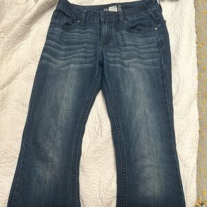 Rockin C flare jeans size 29 Dark wash